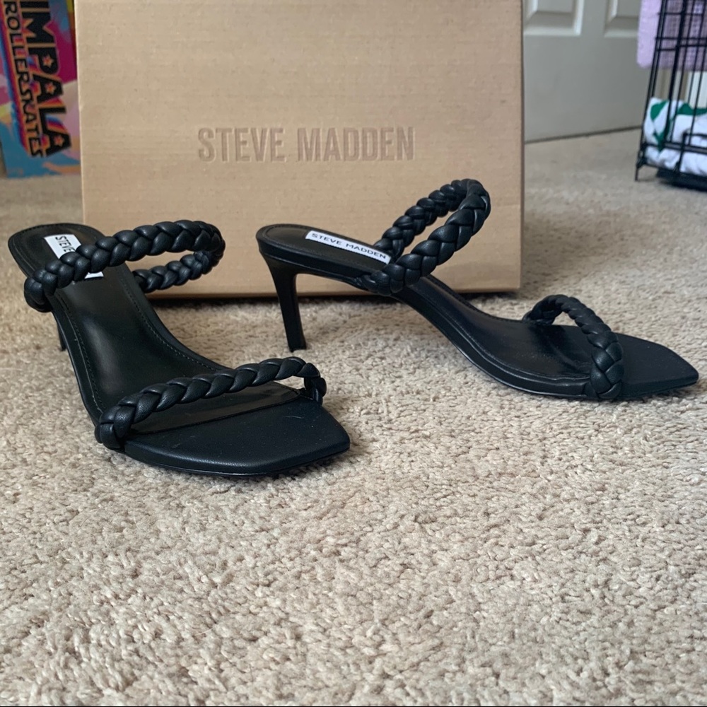 NWT Steve Madden Braided Heels